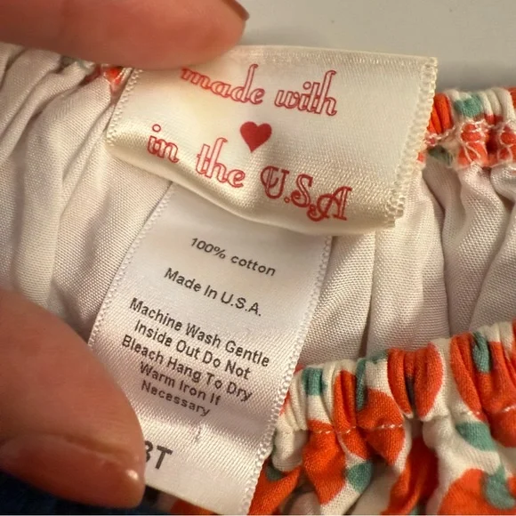 Buckleberry Kids Floral Apple Pattern Long Sleeve Top - Picture 3 of 5